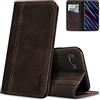 AKABEILA Custodia per Xiaomi Mi 8 Lite, in pelle PU, a portafoglio, con scomparto per carte di credito, funzione leggio [magnetica]
