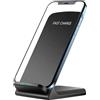 Genérico Caricatore Senza Fili Pieghevole - Scrivania per Telefono Wireless Veloce Da 15 W, Base Di Ricarica Portatile | Forchetta del Telefono Cellulare per La Scrivania di Viaggio Ofic