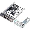 Heretom Vassoio per unità HDD da 3,5 Caddy 0KG1CH con adattatore 2.5 9W8C4 per Dell R530 R630 R730 R930 T430 T630 R730XD MD1400 MD3400 Serie 0KG1CH KG1CH