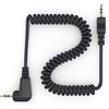 ayex Cavo adattatore a spirale adatto ad esempio per scatto remoto timer su Canon E3 EOS R R6 RP RA M5 M6 60D 70D 80D 90D M6 2000D 1300D 1100D 760D 650D 600 D Powershot G15 G1 X SX60