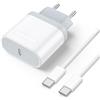 TORTOISE LOOK 20W Caricatore iPhone 15 e Cavo 2M Compatibile con iPhone 15/15 Pro/15 Pro Max/15 Plus/iPad - Certificato MFi - Power Delivery 3.0 USB C Caricabatterie Rapido Fast Charger Presa Alimentatore Spina