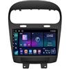 WOMGKDA Android 15 Touch screen Radio per Dodge Journey Fiat Leap Freemont 2011-2020 9 Pollici Car Stereo Lettore con BT SWC FM AM RDS DSP GPS AHD 4G WIFI Mirror link Ventola di raffreddamento(4+64G)
