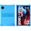 GIOPUEY Cover Compatibile con DOOGEE U11/U11 PRO - con Supporto - Custodia Protettiva in Silicone TPU Morbida Case - Blue