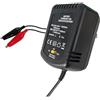 Electron Caricabatterie universale 2V 6V 12V 600mA per batterie al piombo AGM GEL, con pinze a coccodrillo per il collegamento diretto sulla batteria, per batterie fino a 9Ah, tensione di ricarica regolabile