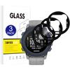 X-Dision [3 Pezzi] Pellicola Protettiva Compatibile con Garmin Descent G1 Solar,[Resistente ai Graffi][3D Curved Full Cover] Pellicola Protettiva per Garmin Descent G1 Solar