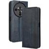 RonRun Cover ZTE Blade A76 5G, Custodia a Libro con Supporto Stand e Slot Porta Carte Case a Portafoglio Magnetica in Pelle PU Adatto per ZTE Blade A76 5G, blu
