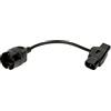 FANTON 82879 Adattatore doppio TAK-TAK spina IEC C14 10A 1 presa IEC C13 10A 1 presa bipasso italo/tedesca 16A
