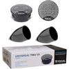 GK SOUND KIT SET PER FOCAL TWU1.5 2 tweeter da 5 cm 50 mm 2 di diametro, da 15 watt rms e 100 watt max, impedenza 4 ohm, sensibilità 94 db spl, per auto, a coppia + adattatori omaggio
