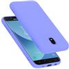 Cadorabo cover compatibile con Samsung Galaxy J5 2017, cover in silicone liquido per Galaxy J5 2017, custodia in silicone, resistente ai graffi e agli urti sottile cover - LIQUID LILA CHIARO