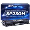 PcStore Toner Compatibile Ricoh Aficio SP230H - SP230 per SP230DNw SP230SFNw SP231DN SP231DNw SP231SFN SP232DNw - Cartuccia Laser Nero Alta Capacità