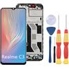 SiuVorZhi Display LCD compatibile con OPPO Realme C3 RMX2027 RMX2021 RMX2020 Display LCD Touch Screen Assembly Parti di ricambio con strumenti.