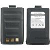 Vineyuan Batteria per radio bidirezionale di ricambio per Baofeng GT-3 GT-3TP GT3 GT3TP e GT-3 Mark-II III 7,4 V 1800 mAh Batteria Walkie Talkies
