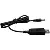 Generic 5V a 12V Step UP cavo USB - Cavo di amplificazione della tensione, jack di alimentazione DC | Cavo di conversione USB con connettore maschio, cavo di alimentazione portatile per la ventola di