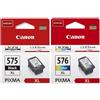 Canon Cartucce d'inchiostro nero PG-575XL e CL-576XL a colori