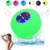 LLELEMAMO Integralz Shower Speaker, Integralz Speaker, Bathroom Waterproof Wireless Bluetooth Speakers with LED Light, Mini Bluetooth Shower Speaker Waterproof Suction, for Bathroom And Outdoors (Green)
