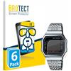 brotect 6 Pezzi Pellicola Vetro per Casio iconic ABL-100WE-1A