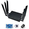 youyeetoo Banana Pi BPI-R4 - Scheda di sviluppo WiFi 7, con chip MediaTek MT7988A, 4 GB RAM e 8G eMMC (con kit Wi-Fi 7 (alloggiamento in metallo già montato)