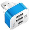 Nucelit Espansore di ricarica USB a 3 porte USB di tipo C Adattatore per slot USB Extender Accessori elettronici per auto Ricarica per dispositivi