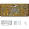 ITBT World of Warcraft Tappetino Mouse Gaming, Grande Anime Mouse Pad XXL 900x400mm Confortevole, Lavabile, 3mm Antiscivolo Tappetino Scrivania Supporto per Ufficio Computer, Adatto per computer e PC, A