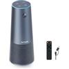 Nuroum C40 Webcam per Videoconferenze con Altoparlante e Microfono, Zoom 5x/Pickup vocale da 5m/Inquadratura automatica/Cancellazione del rumore, 2K Videocamera 120°Ultra grandangolare per Zoom/Teams