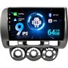 MISONDA [2G + 64G] Autoradio Android 15 per Honda FIT Jazz 2004-2007 CarPlay Android Auto 9 pollici IPS Autoradio con DSP Mirror Link Bluetooth WiFi GPS FM/RDS SWC Telecamera