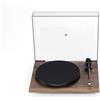Rega Planar 1 Plus Giradischi con cartuccia MM Carbonio Premontata (Edizione Speciale Noce)