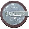 SIMPLETEK - Batteria VL2330 a Bottone Ricaricabile 3V Pila con Connettori da Saldare 180° Contatti Angolati (1 pezzo)