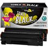 YELLOW YETI CB436A 36A (2000 pagine) 2 Toner compatibili per HP LaserJet P1505 P1505n P1506 M1120 MFP M1120n MFP M1522n MFP M1522nf MFP Canon i-SENSYS LBP-3250