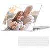 Loyobo Personalizzato per MacBook Air 13.6 pollici Caso Personalizzato MacBook Air Cover Cover Plastica Rigida per MacBook Air 13.6 pollici 2022 Release A2681 (Crystal Clear Layout 1 Immagini)