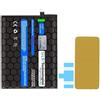 GLK-Technologies Batteria di ricambio ad alta potenza, compatibile con Huawei Mate 20 PRO / P30 PRO HB486486ECW GLK-Technologies Batteria accu 4400 mAh con 2 set di nastri adesivi