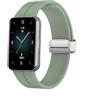 GIOPUEY Cinturini Compatibile con Honor Band 9, Morbido Silicone Cinturino [Resistente all'Usura] [Traspirante] - Matcha Green