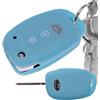 mt key Key Soft Case Cover per copritestini in silicone Cover fluorescente blu Hyundai i10 i20 Elantra i40 Sonata ix25 ix35