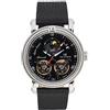 Carl von Zeyten Black Forest Edition Schauinsland Orologio automatico da uomo, cinturino in pelle nera CVZ0085BKS- Made in Germany, argento/nero