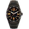 Avio Milano orologio al quarzo con display analogico nero e cinturino in pelle nero avi-40-qz-n-a