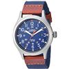 Timex Expedition Scout Nylon Strap Orologio da uomo, Blu/Marrone/Grigio, cinturino