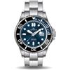 Lorenz Diver Automatic 26168BB Orologio automatico da uomo in acciaio inossidabile sub 100 metri