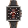 Lorenz - Cronografo Sportivo da uomo al quarzo- Modello Granpremio 030249CC - Orologio con cinturino in pelle realizzata in italia