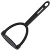 Fackelmann Fenix Pressa Patate, materiale RPET 100% riciclato, plastica riciclabile con elevata resistenza al calore fino a 230 °C, alta durata, anti graffio, colore nero, 30 cm, 1 pz.