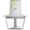Beko - CHP62522W - Tritatutto Elettrico Glow Line, 500 Watt, Ciotola in Plastica da 500 ml, Base Antiscivolo - Bianco