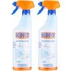 STAKMANN 2 x 750 ml KH7 Sgrassatore Anticalcare Spray Super Potente Brilla e Disincrosta per Cucina e Bagno
