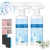 Generico 2Pcs Non Ionic Emulsifier Clothing Cleaner,Clothes Oil Laundry Cleaning Remover,Strong Decontamination For Grease/Oil/Food Stains On Clothes & Shoes