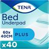 Tena - Tena Bed Plus Traverse Assorbenti Incotinenza 60X40cm 40 Pezzi - 980437065