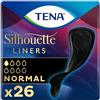 Tena Silhouette Proteggi-Slip Normal Nero - 10 confezioni da 26 protezioni