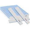 BLESWIN 25 lime per unghie grana 80/80 per unghie acriliche e unghie in gel, bordo smeriglio a doppia faccia per unghie, lima per unghie professionale per uso domestico e salone