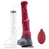 HCUDFN Dildo anale gigante da 31 cm, a forma di cavallo, SM, in silicone, con funzione di eiaculazione, giocattoli sessuali anali, giocattoli sessuali for donna e uomo(Scharlach)