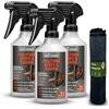 bio-chem Detergente vetro camino stufa inserto 500ml + panno microfibra