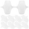 Healeved Assorbenti Riutilizzabili Lavabili in Cotone Impermeabile Per Mestruazioni Set Di 2 Pz Con Fodera Sottile 6.7X5.1 Pollici Ideale Per Uso Quotidiano E Comfort Femminile
