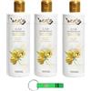 Beni Culinari WEXOR - 3 deodoranti per bucato Elisir elisir con microcapsule - con ylang ylang, cashmere e legno di patchouli, 200 ml, colore giallo cashmere + portachiavi Beni Culinari