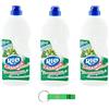 Beni Culinari 3x Rio Casa Mia Mentuccia e Citronella - Super Igiene Detergente per Pavimenti e Superfici - 1250ml + Portachiavi Beni Culinari in Omaggio