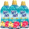 Vernel Ammorbidente Concentrato Aromatherapy Fragranza Voglia di Maldive per Lavatrice Bucato Profumato e Capi Morbidi e Soffici - 3 Flaconi da 1,15 Litri